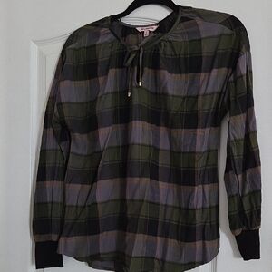 Juicy Couture Multicolor Plaid Top